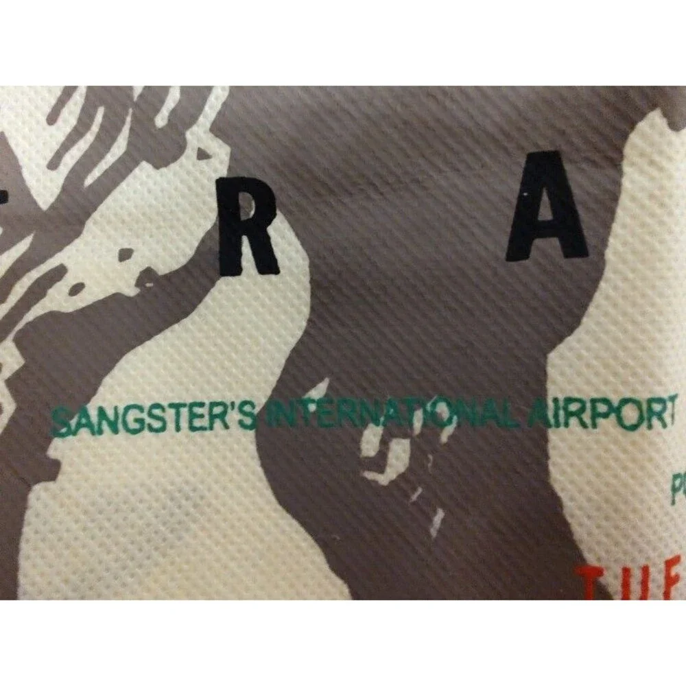 New without tags Tuff Gong Trading Bob Marley Beige Cloth Bag 14.5